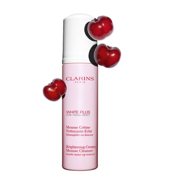 Clarins WHITE PLUS Brightening Creamy Mousse Cleanser 1.6 fl oz New - Picture 4 of 4